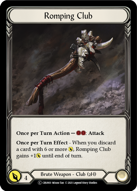 Romping Club [U-CRU003] (Crucible of War Unlimited)  Unlimited Rainbow Foil | Boutique FDB TCG