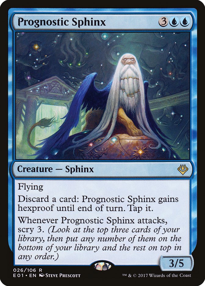 Prognostic Sphinx [Archenemy: Nicol Bolas] | Boutique FDB TCG