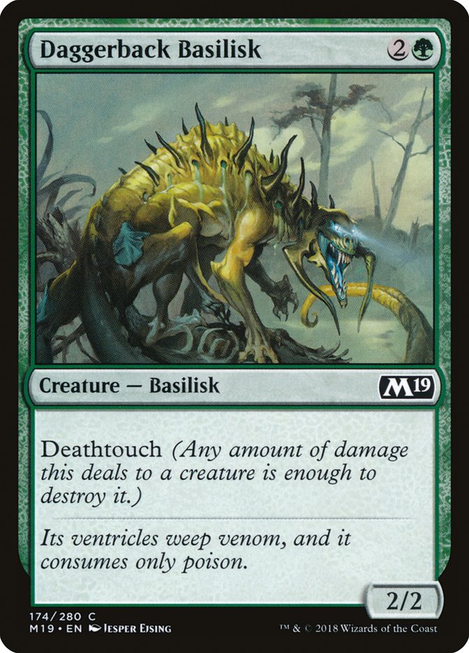 Daggerback Basilisk [Core Set 2019] | Boutique FDB TCG