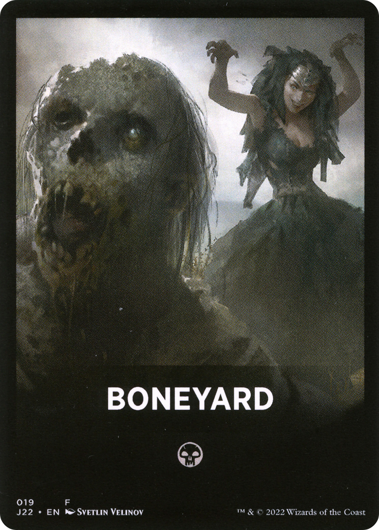 Boneyard Theme Card [Jumpstart 2022 Front Cards] | Boutique FDB TCG