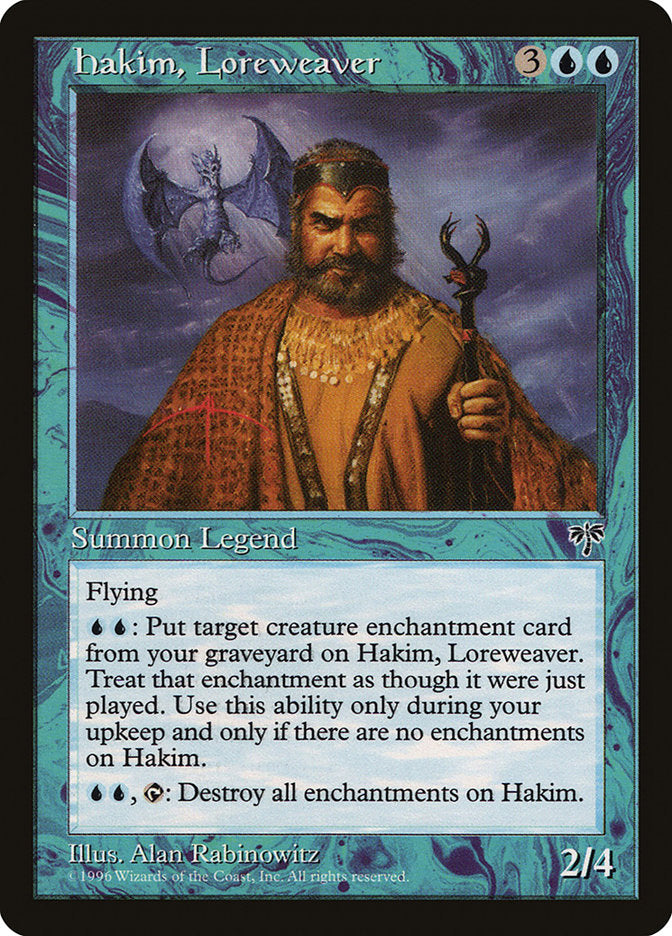 Hakim, Loreweaver [Mirage] | Boutique FDB TCG