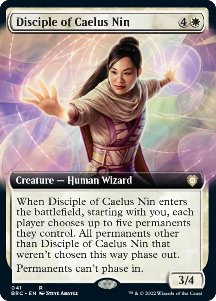 Disciple of Caelus Nin (Extended Art) [The Brothers' War Commander] | Boutique FDB TCG