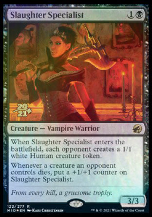 Slaughter Specialist [Innistrad: Midnight Hunt Prerelease Promos] | Boutique FDB TCG