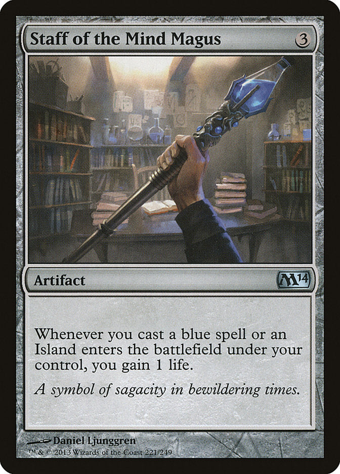Staff of the Mind Magus [Magic 2014] | Boutique FDB TCG