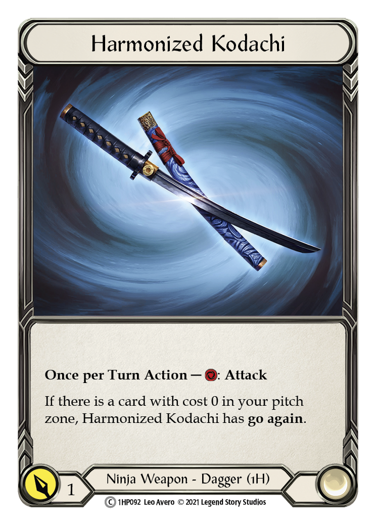 Harmonized Kodachi (Right) [1HP092] (History Pack 1) | Boutique FDB TCG