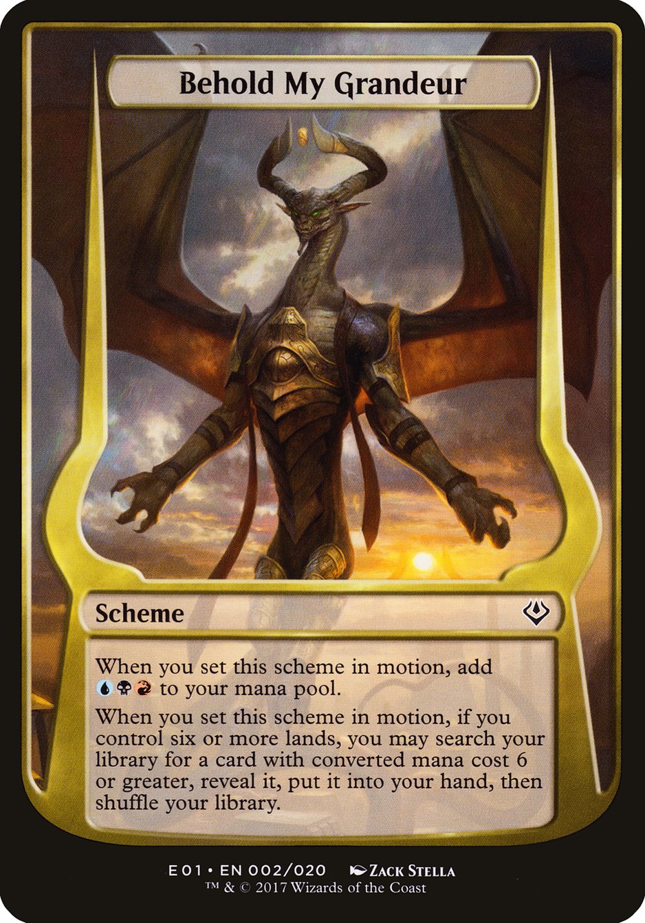 Behold My Grandeur (Schemes) [Archenemy: Nicol Bolas Schemes] | Boutique FDB TCG