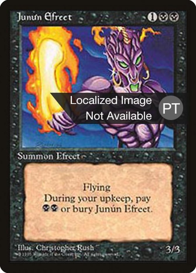 Junun Efreet [Fourth Edition (Foreign Black Border)] | Boutique FDB TCG