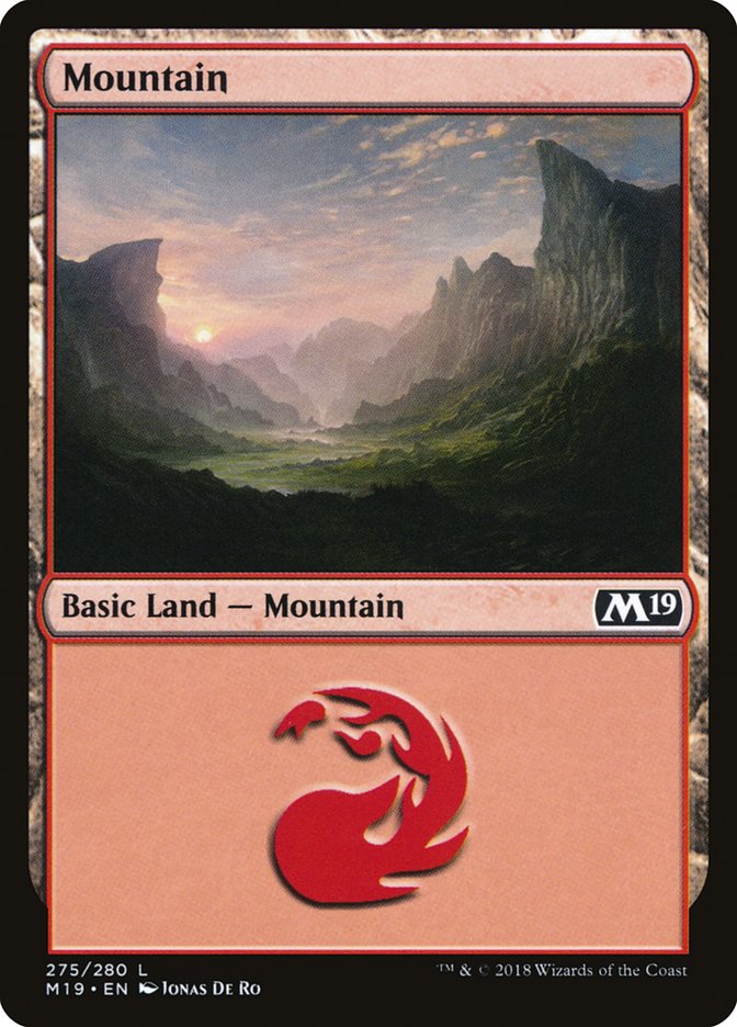 Mountain (275) [Core Set 2019] | Boutique FDB TCG