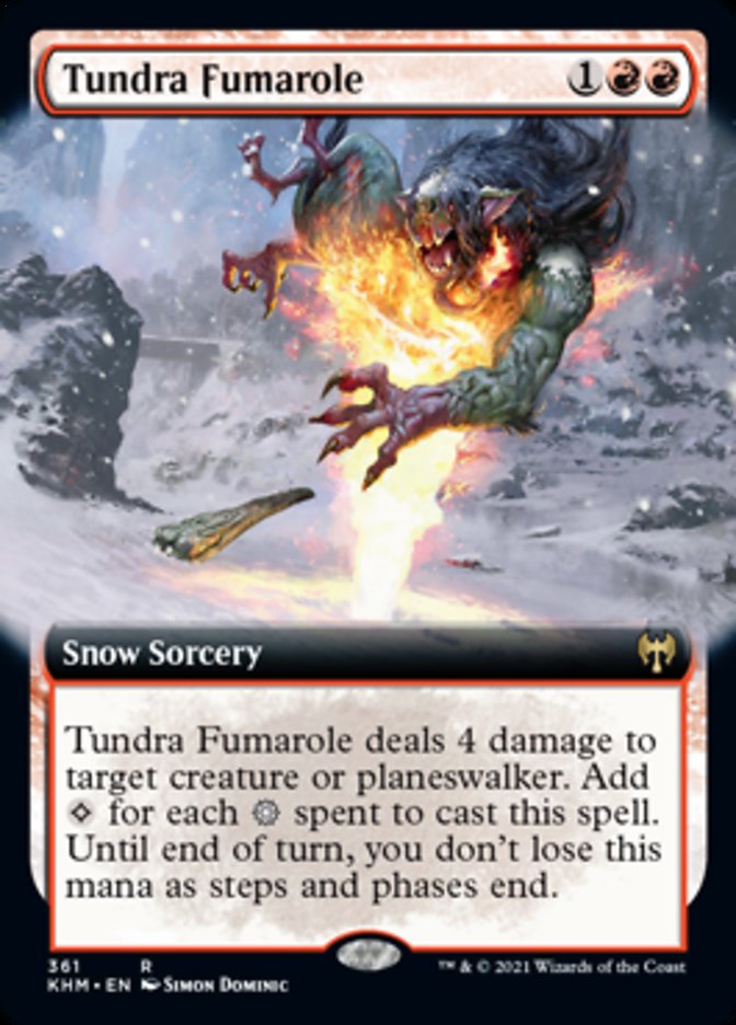 Tundra Fumarole (Extended Art) [Kaldheim] | Boutique FDB TCG