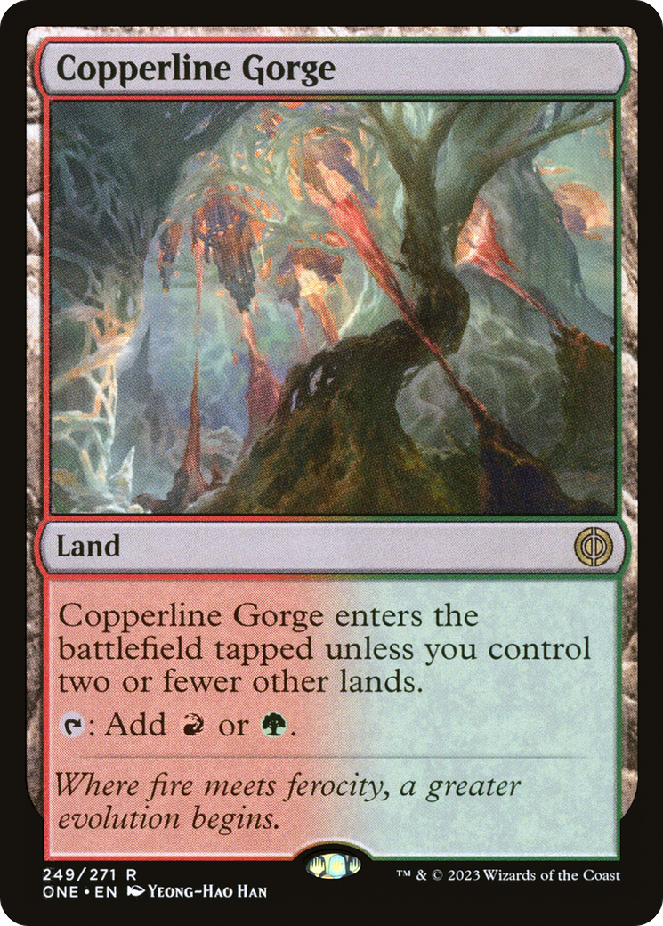 Copperline Gorge [Phyrexia: All Will Be One] | Boutique FDB TCG