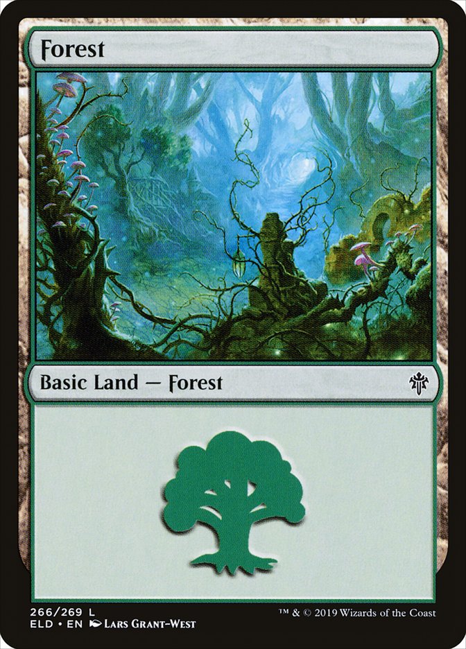 Forest (266) [Throne of Eldraine] | Boutique FDB TCG