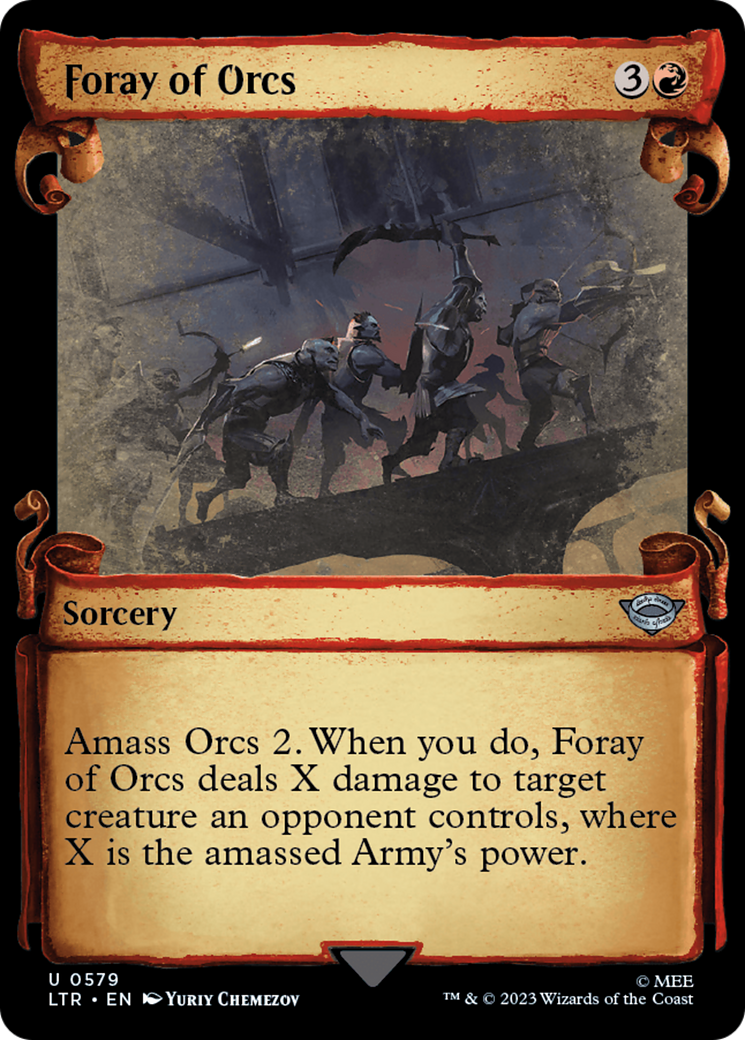 Foray of Orcs [The Lord of the Rings: Tales of Middle-Earth Showcase Scrolls] | Boutique FDB TCG