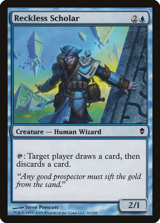 Reckless Scholar [Zendikar] | Boutique FDB TCG