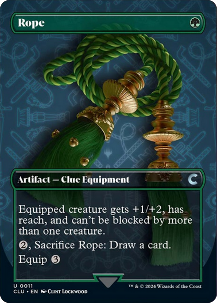 Rope (Borderless) [Ravnica: Clue Edition] | Boutique FDB TCG