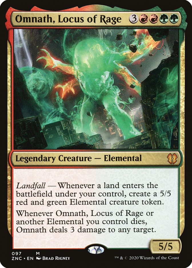 Omnath, Locus of Rage [Zendikar Rising Commander] | Boutique FDB TCG