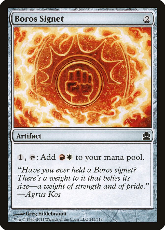 Boros Signet [Commander 2011] | Boutique FDB TCG