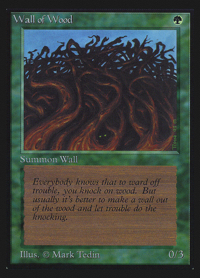 Wall of Wood [International Collectors' Edition] | Boutique FDB TCG