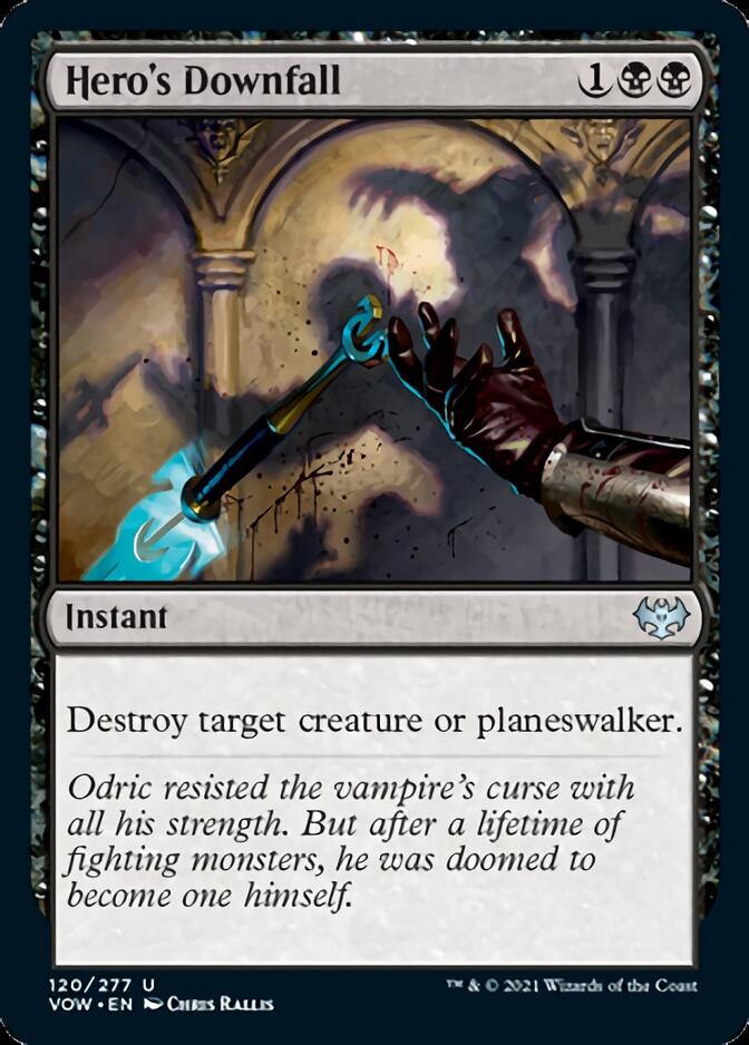 Hero's Downfall [Innistrad: Crimson Vow] | Boutique FDB TCG