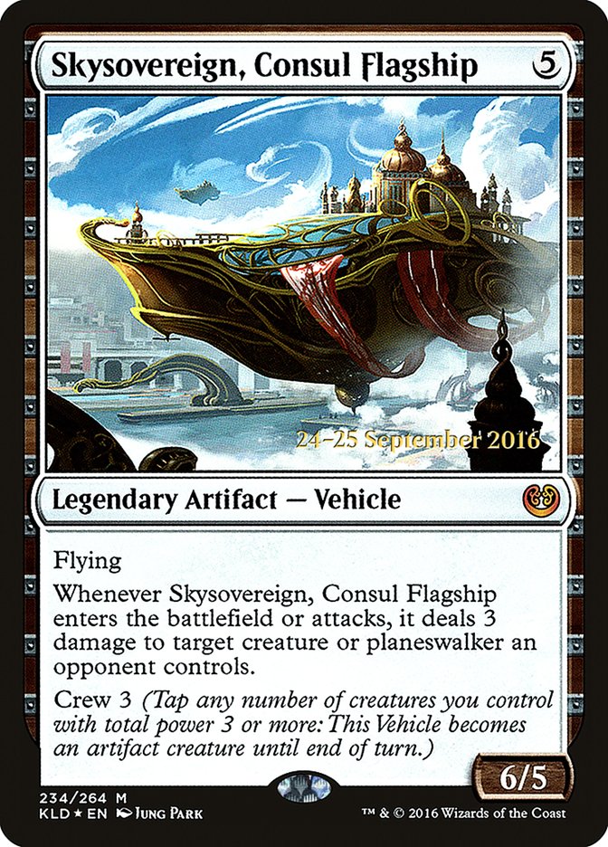 Skysovereign, Consul Flagship [Kaladesh Prerelease Promos] | Boutique FDB TCG