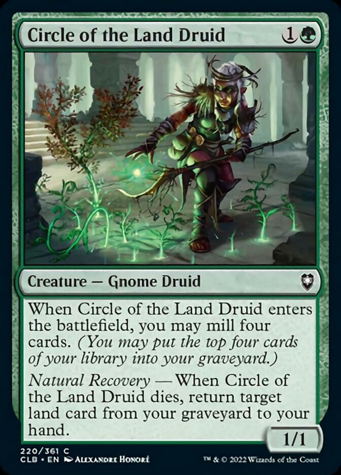 Circle of the Land Druid [Commander Legends: Battle for Baldur's Gate] | Boutique FDB TCG