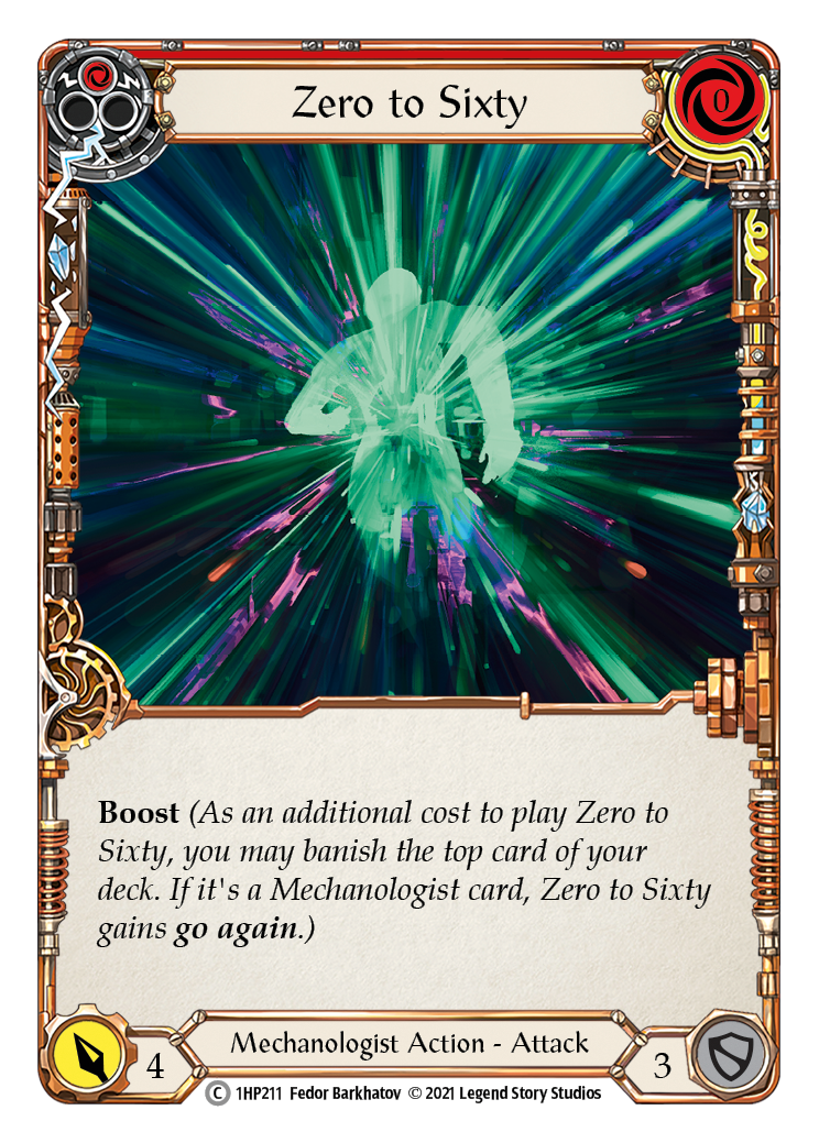 Zero to Sixty (Red) [1HP211] (History Pack 1) | Boutique FDB TCG