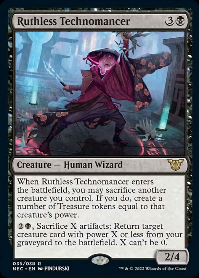 Ruthless Technomancer [Kamigawa: Neon Dynasty Commander] | Boutique FDB TCG