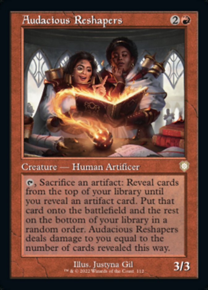 Audacious Reshapers (Retro) [The Brothers' War Commander] | Boutique FDB TCG
