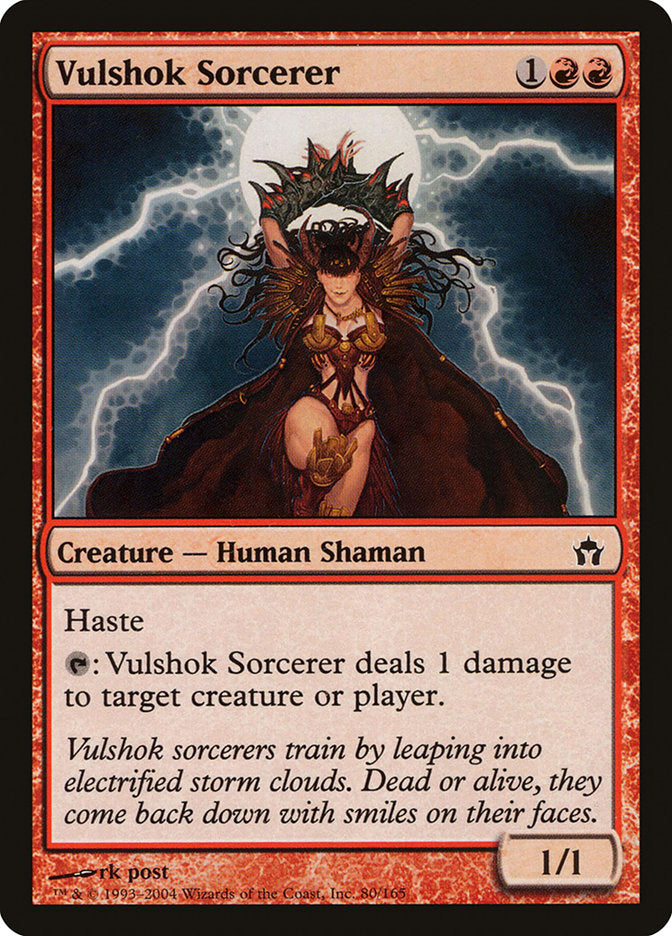 Vulshok Sorcerer [Fifth Dawn] | Boutique FDB TCG