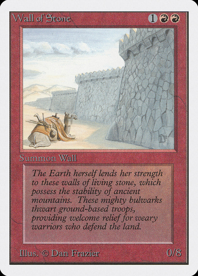 Wall of Stone [Unlimited Edition] | Boutique FDB TCG