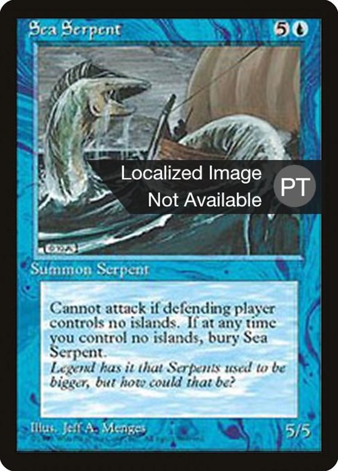 Sea Serpent [Fourth Edition (Foreign Black Border)] | Boutique FDB TCG