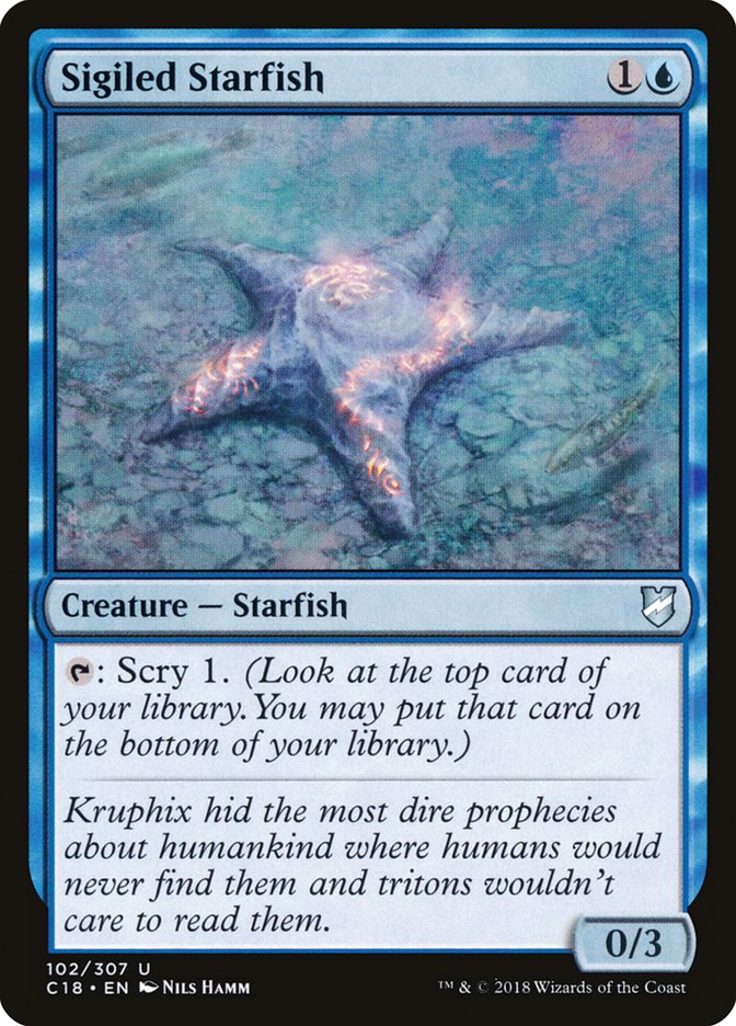 Sigiled Starfish [Commander 2018] | Boutique FDB TCG