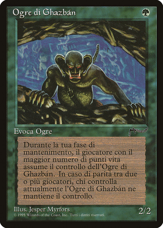 Ghazban Ogre (Italian) "Ogre di Ghazban" [Rinascimento] | Boutique FDB TCG