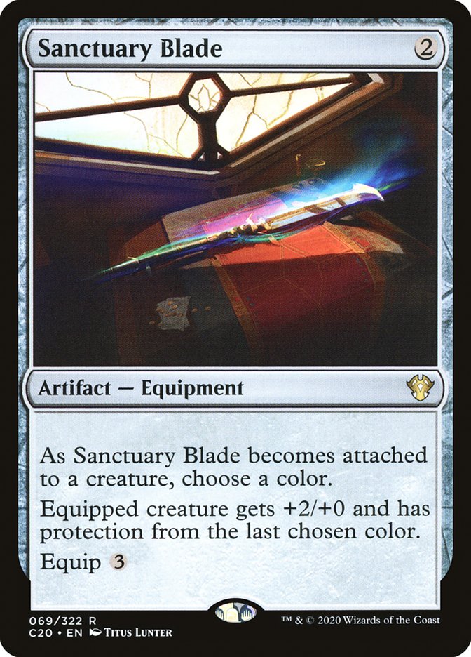 Sanctuary Blade [Commander 2020] | Boutique FDB TCG