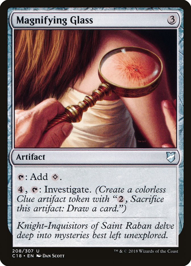 Magnifying Glass [Commander 2018] | Boutique FDB TCG
