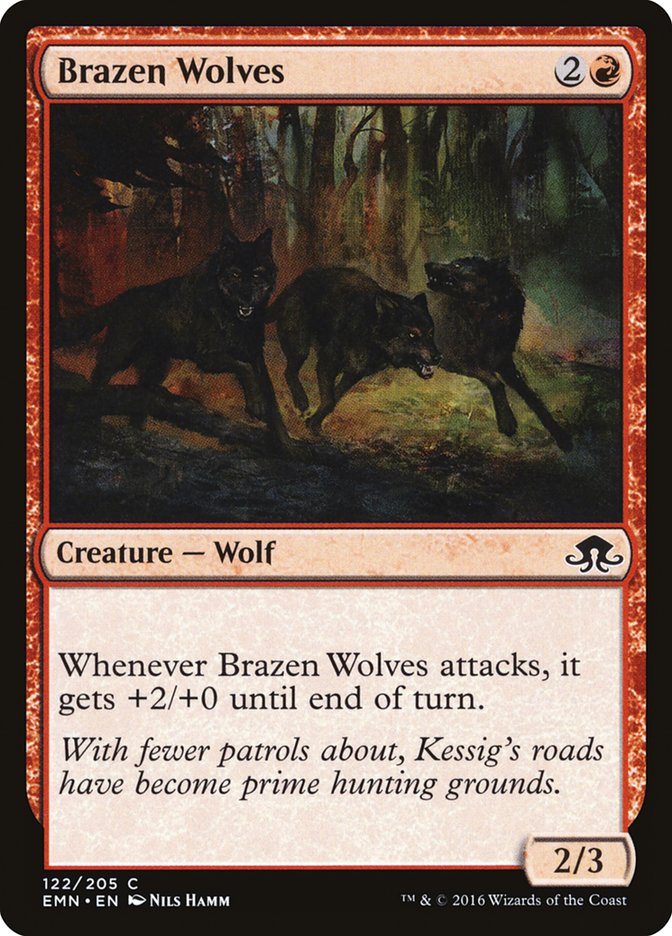 Brazen Wolves [Eldritch Moon] | Boutique FDB TCG