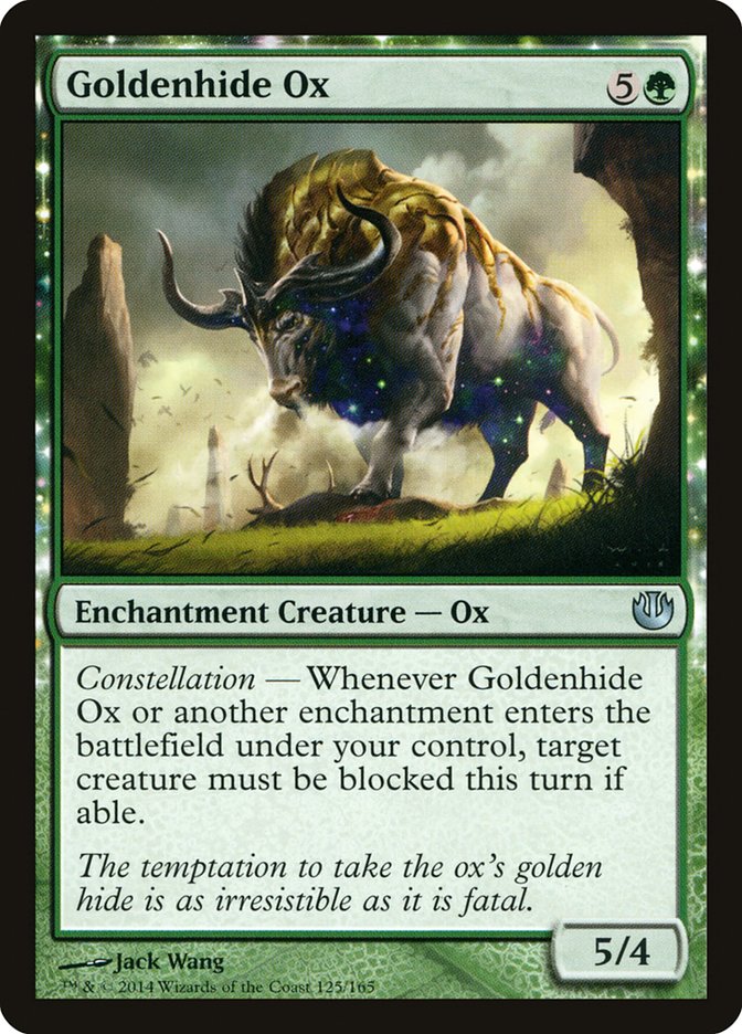 Goldenhide Ox [Journey into Nyx] | Boutique FDB TCG