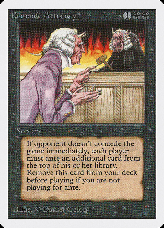 Demonic Attorney [Unlimited Edition] | Boutique FDB TCG