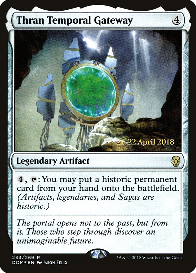 Thran Temporal Gateway [Dominaria Prerelease Promos] | Boutique FDB TCG