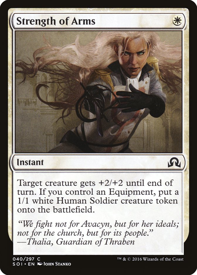 Strength of Arms [Shadows over Innistrad] | Boutique FDB TCG