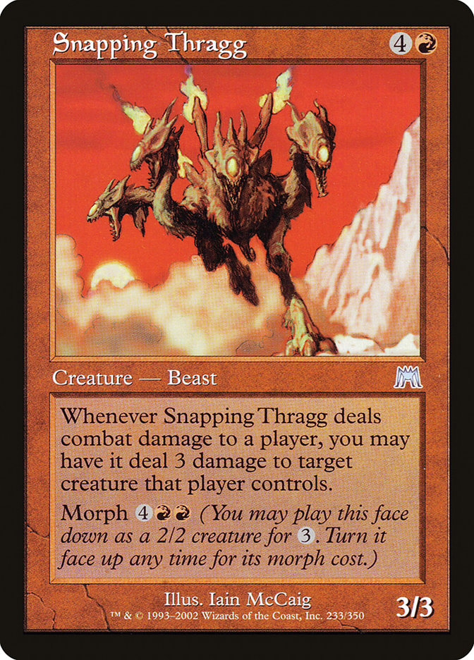 Snapping Thragg [Onslaught] | Boutique FDB TCG