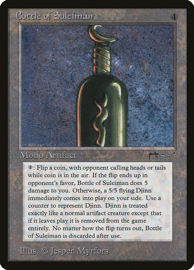 Bottle of Suleiman [Arabian Nights] | Boutique FDB TCG