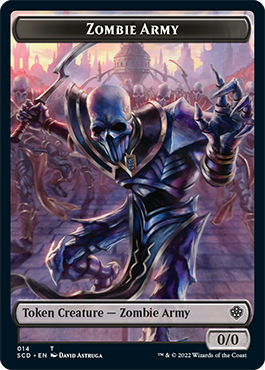 Zombie // Zombie Army Double-Sided Token [Starter Commander Decks] | Boutique FDB TCG