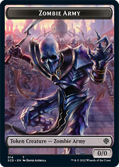 Zombie // Zombie Army Double-Sided Token [Starter Commander Decks] | Boutique FDB TCG