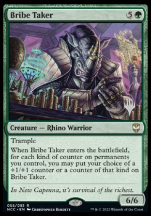 Bribe Taker (Promo Pack) [Streets of New Capenna Commander Promos] | Boutique FDB TCG