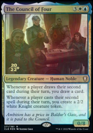 The Council of Four [Commander Legends: Battle for Baldur's Gate Prerelease Promos] | Boutique FDB TCG