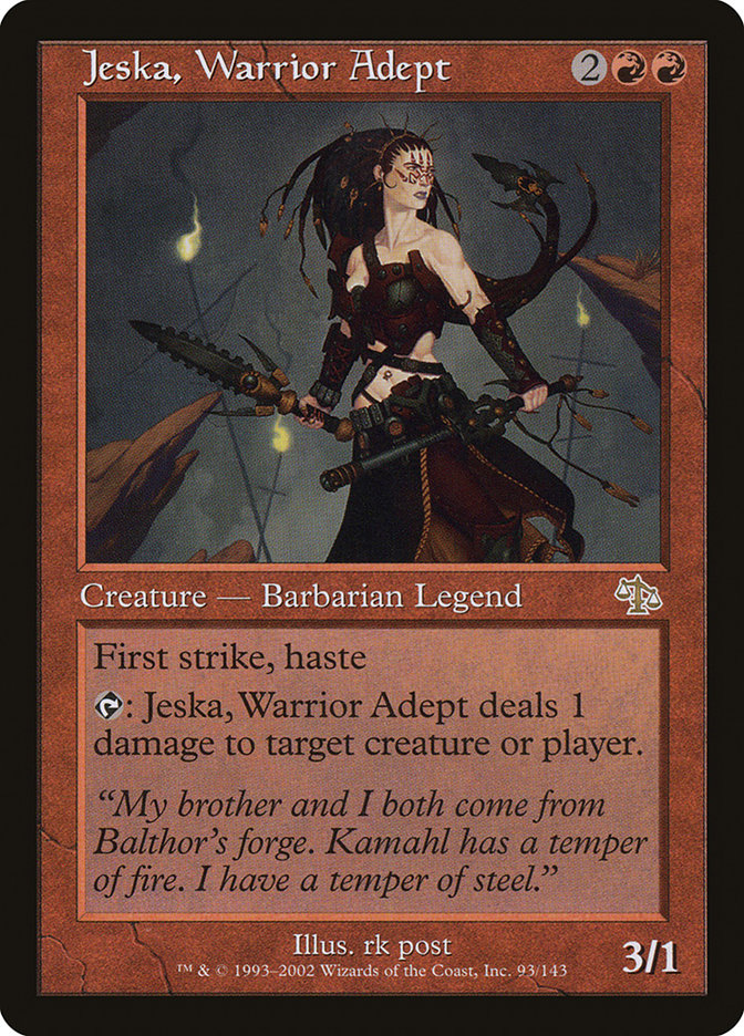 Jeska, Warrior Adept [Judgment] | Boutique FDB TCG