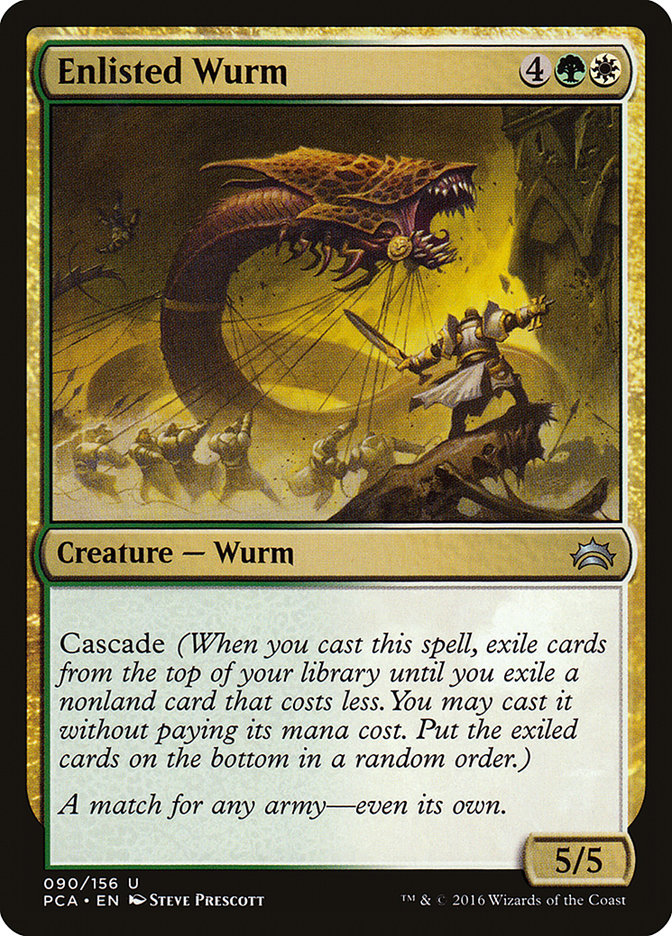 Enlisted Wurm [Planechase Anthology] | Boutique FDB TCG