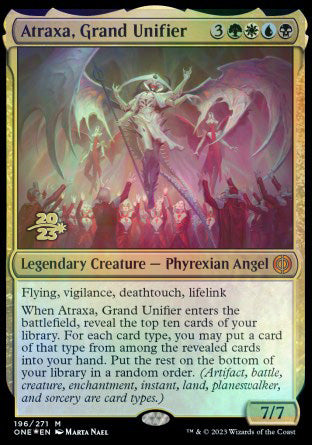 Atraxa, Grand Unifier [Phyrexia: All Will Be One Prerelease Promos] | Boutique FDB TCG