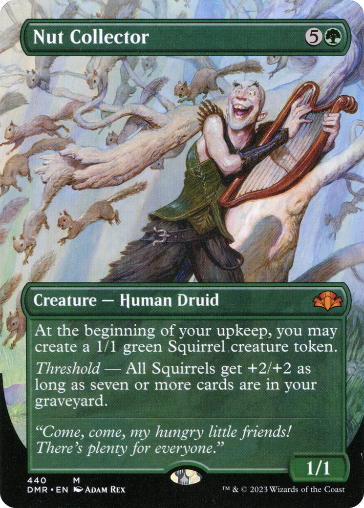 Nut Collector (Borderless Alternate Art) [Dominaria Remastered] | Boutique FDB TCG