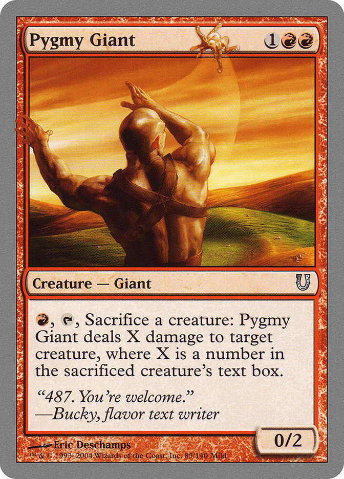 Pygmy Giant [Unhinged] | Boutique FDB TCG